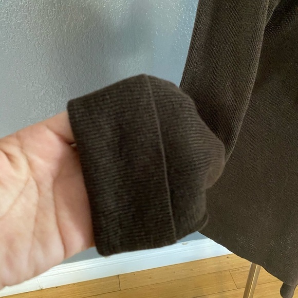 Lafayette 148 Linen knit open front waterfall - Picture 5 of 8